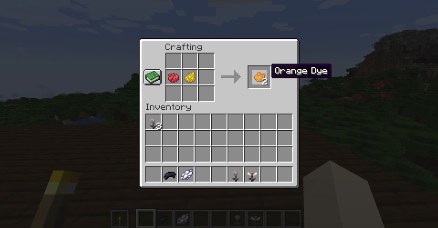 Minecraft Orange Dye