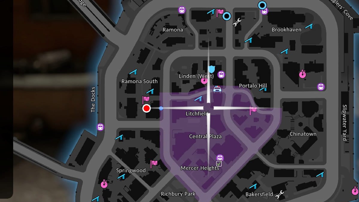 The Precinct Frostfire rare car map location