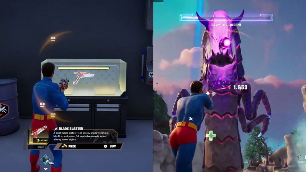 フォートナイト ブレードブラスター バンカーとゲームプレイ
