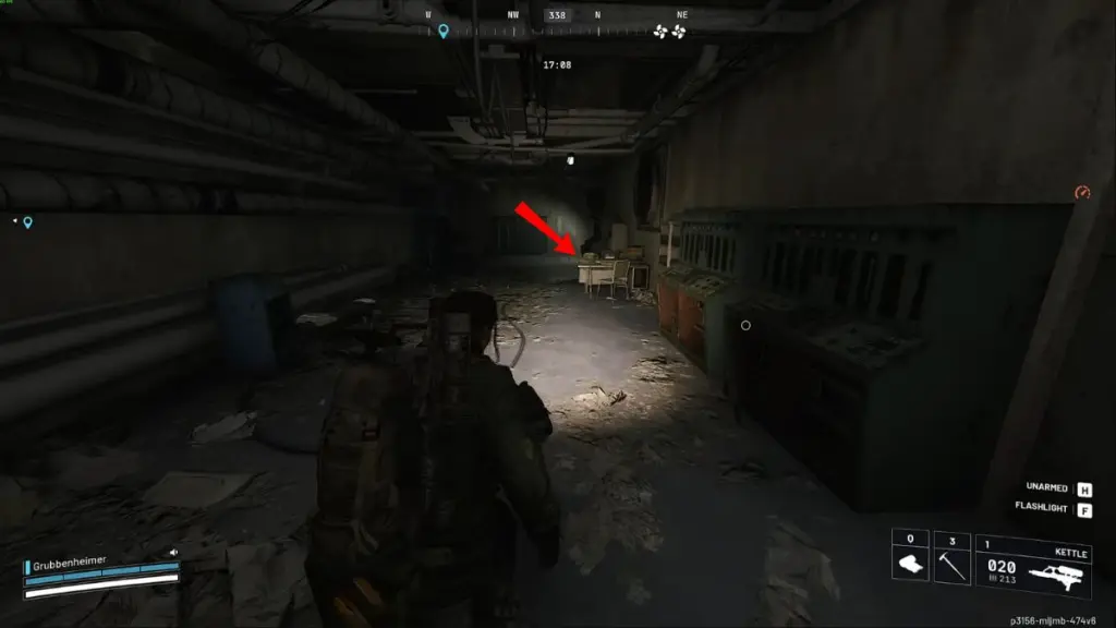 Find the blueprints in the Bunker Admin Room