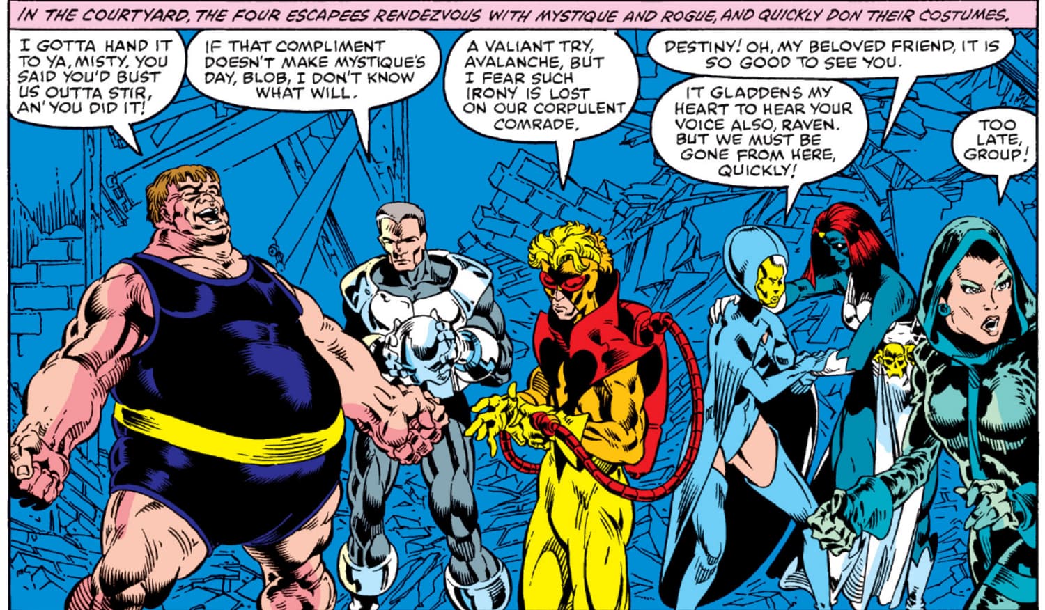 Avengers Annual 10 Brotherhood Mystique Destiny