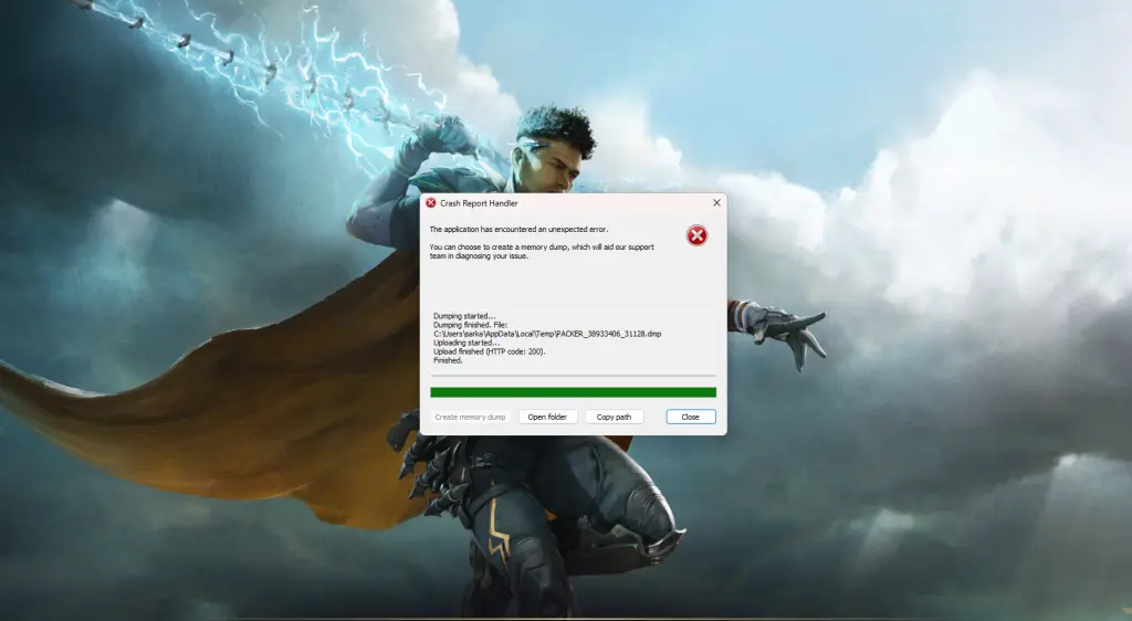 Highguard crash