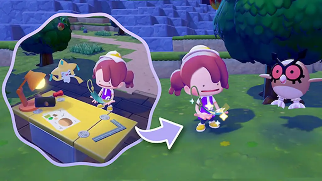 Pokopia Jirachiイベント中のクラフト